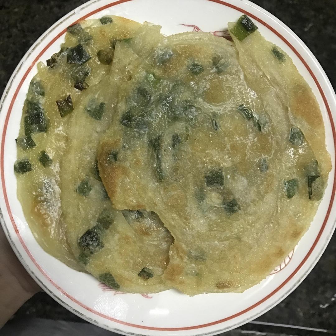 饺子皮葱油饼