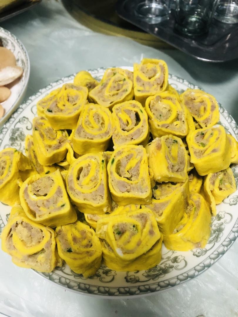 蛋皮肉卷