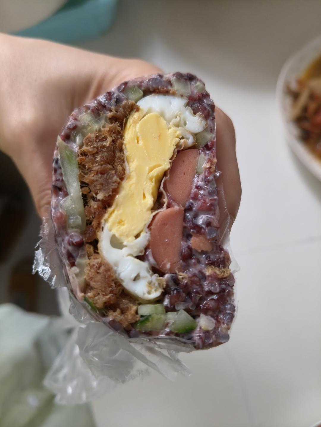 好吃🉐️感动😹的【紫米饭团】，看图秒会❗️