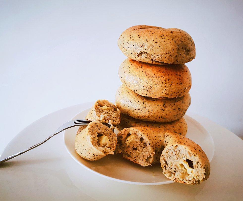 伯爵红茶果仁奶酪贝果