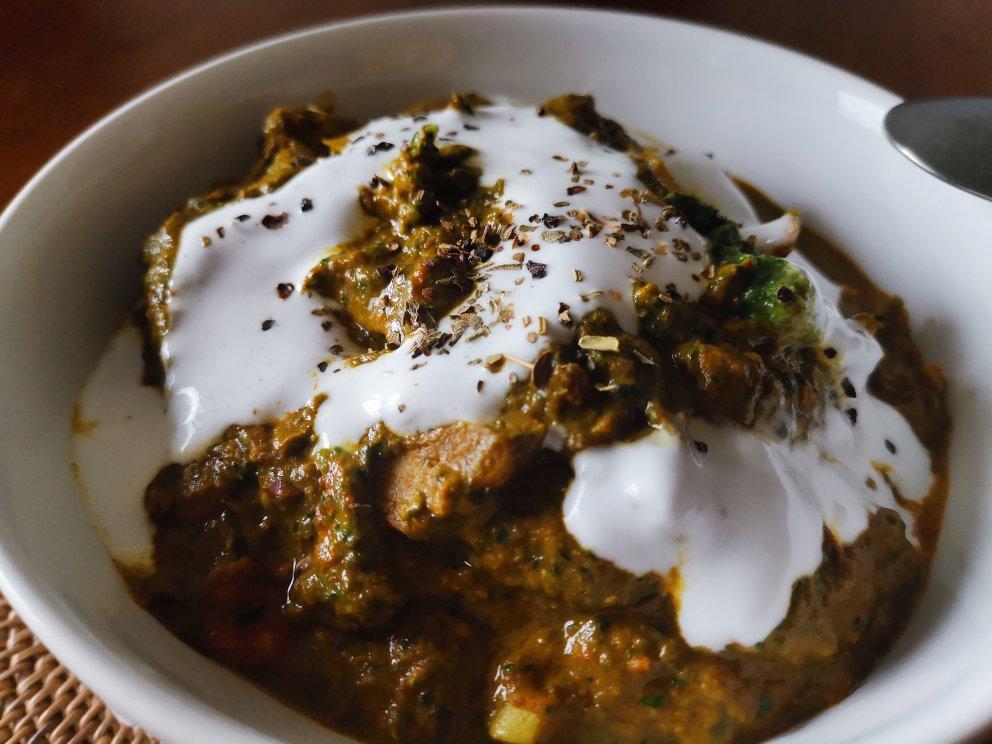 印度菠菜咖喱鸡 Saag chicken / Palak chicken