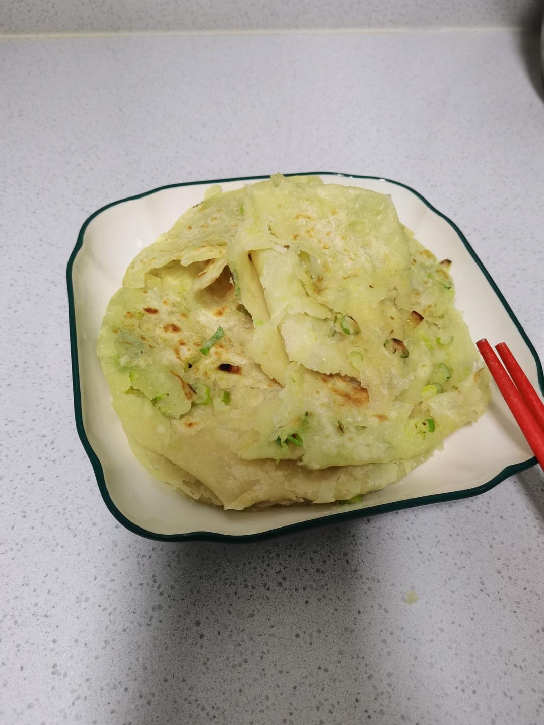 葱花油饼 Spring Onion Pancake