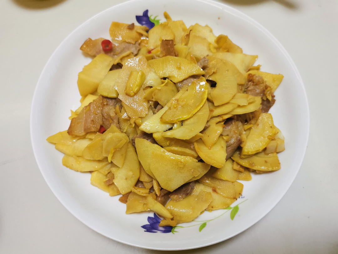 家常菜 春天的味道——笋片炒肉 cheryl 做的春天的味道——笋片炒肉