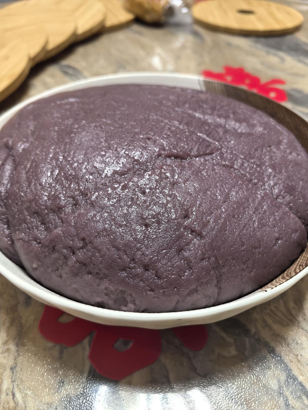 自制万能的低糖奶紫薯香芋泥馅，做月饼做面包做包子都可以