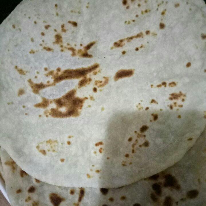 荷叶饼（用面包机和面做的卷饼）