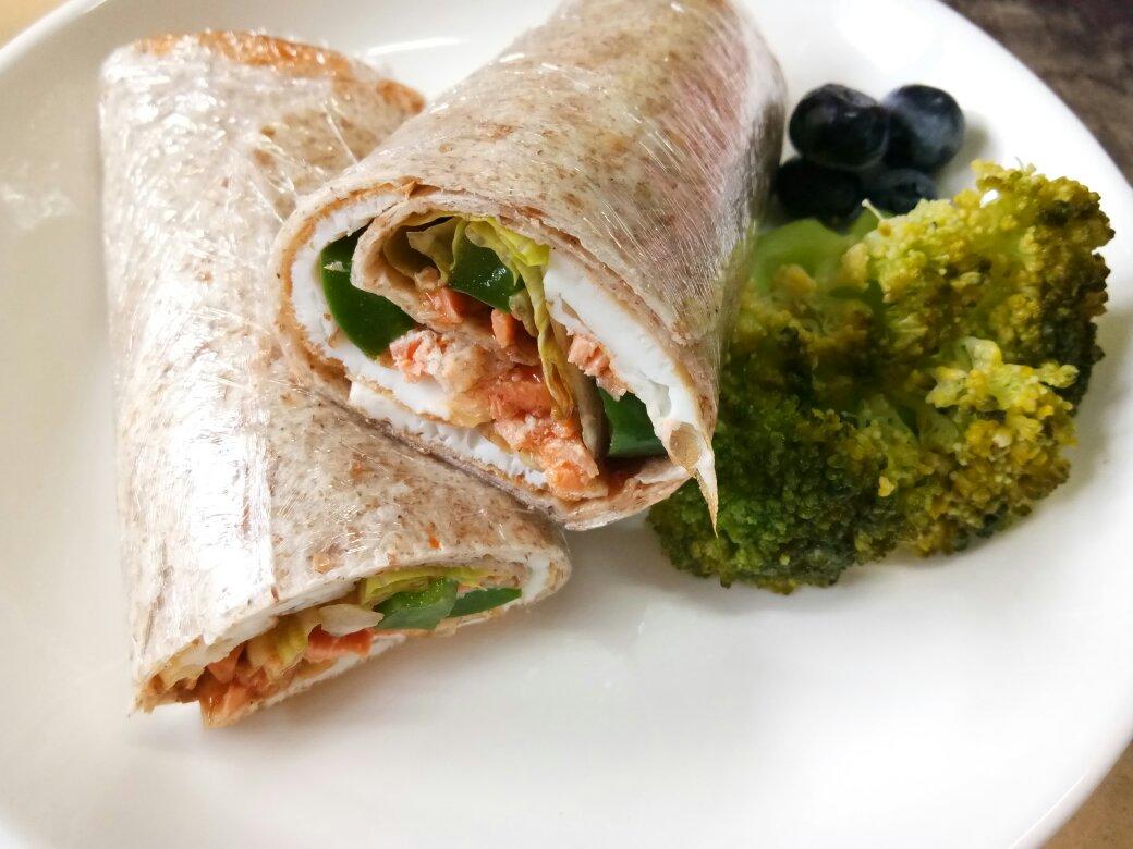 三文鱼墨西哥卷饼 salmon taco