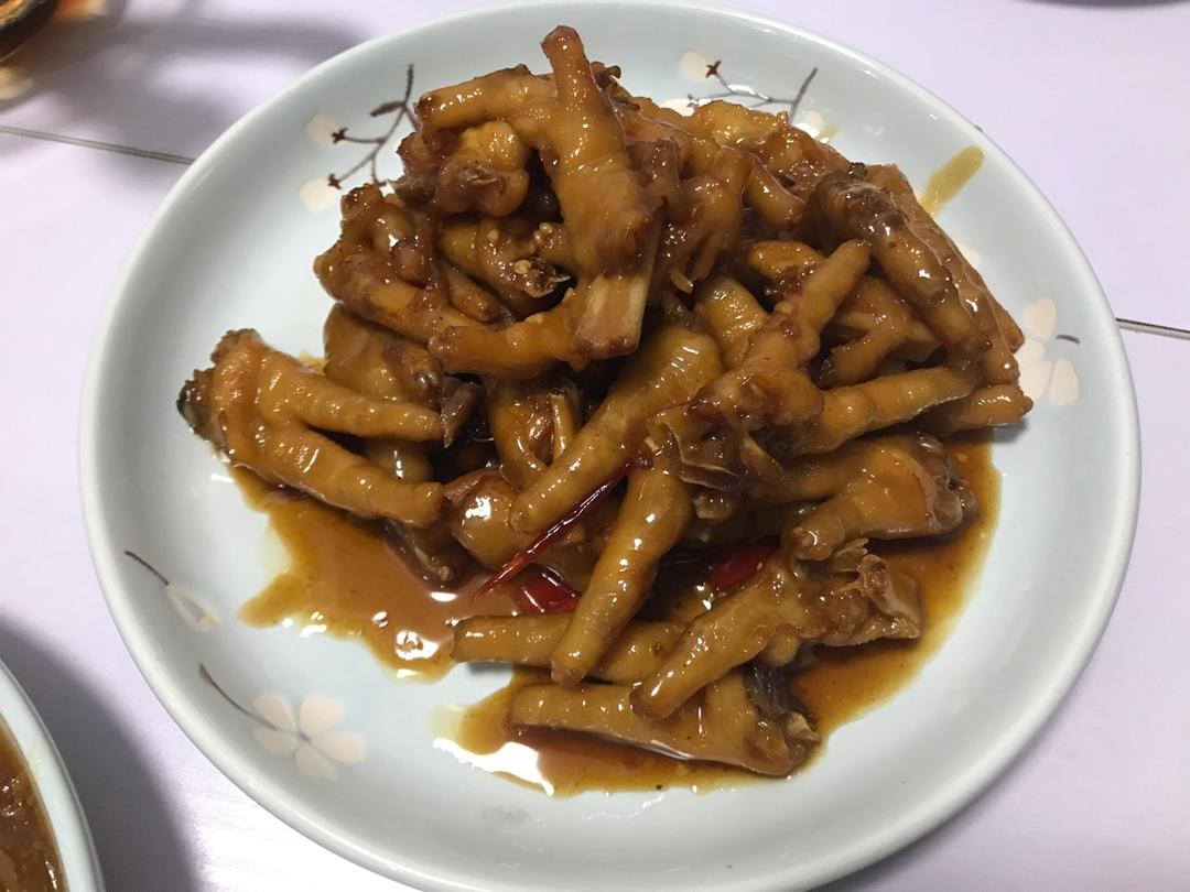 香辣烧鸡爪