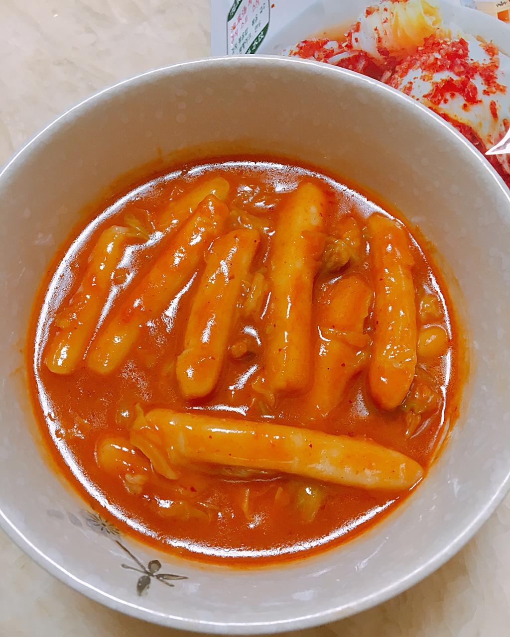 韩式辣炒年糕（or网红芝士套路之芝心年糕）