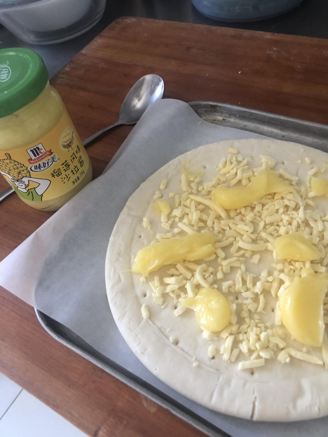 榴莲酱披萨，懒人超级简单版！