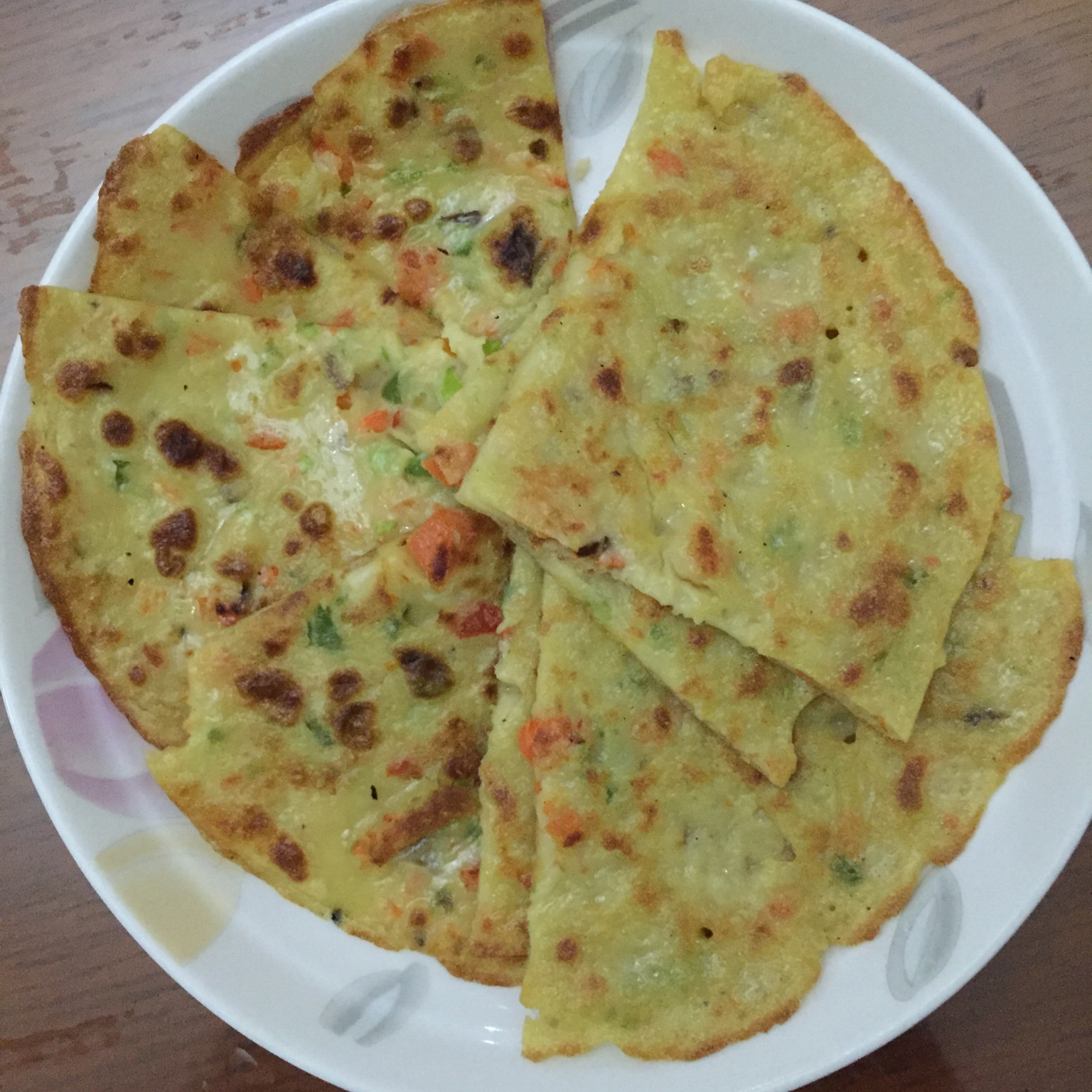 璇子的翡翠小店做的田园蔬菜饼