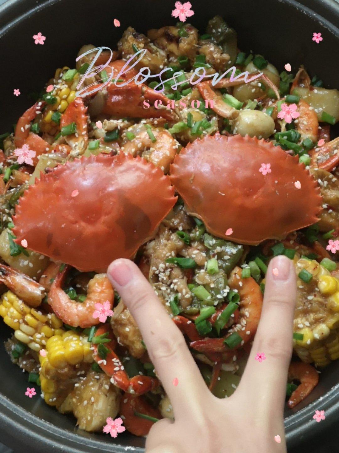 胖哥俩肉蟹煲