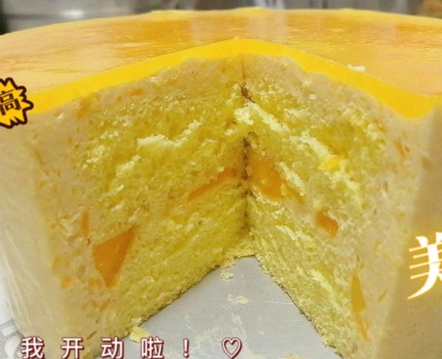 六寸芒果慕斯蛋糕的做法
