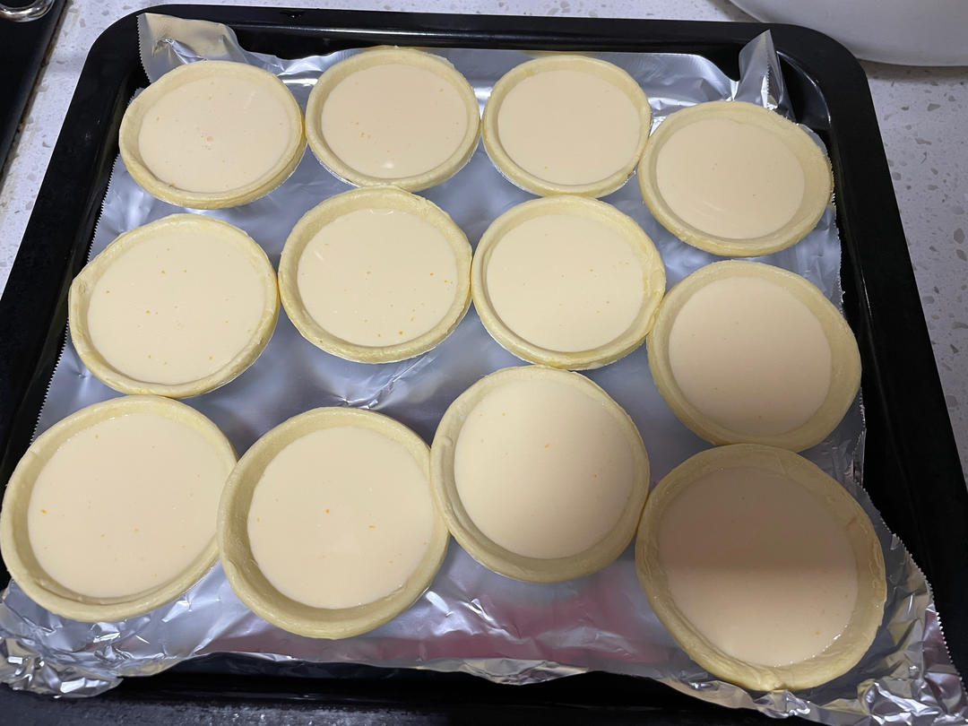 超嫩滑的葡式蛋挞(全蛋版)新手友好『秒杀KFC』