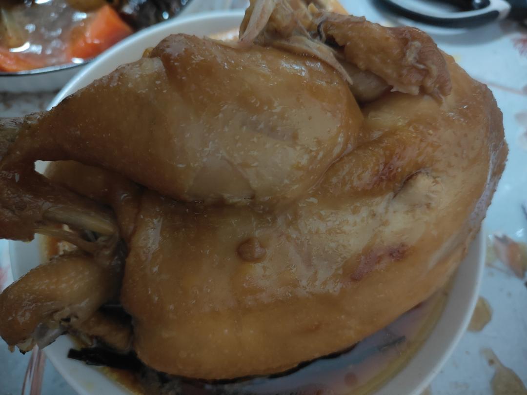 无水焗葱油鸡