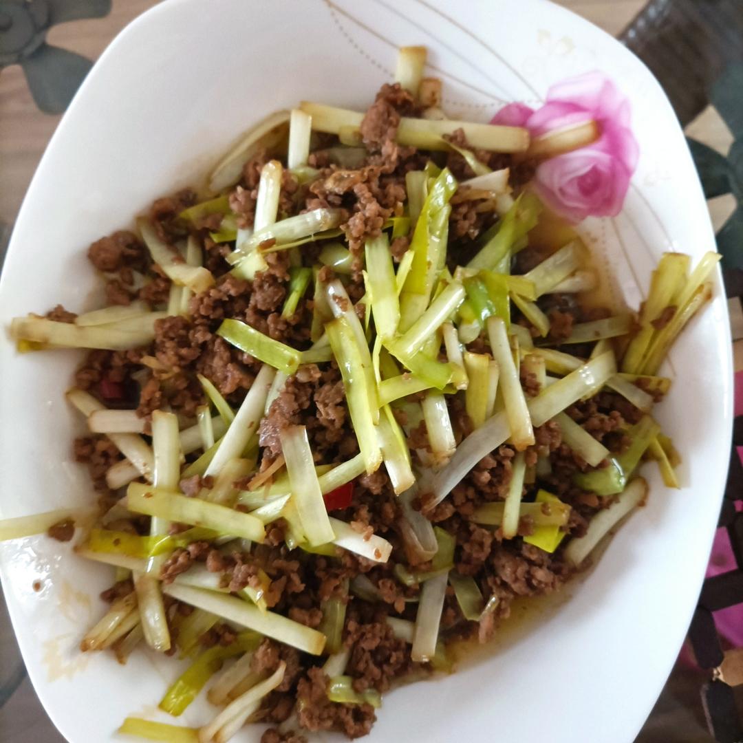 最好吃的韭黄炒肉