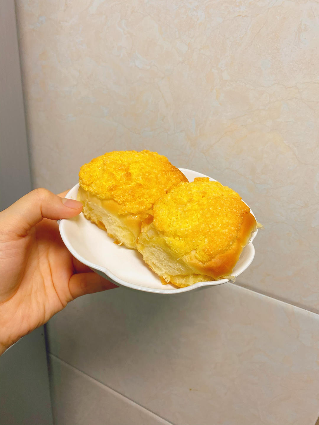 椰蓉餐包（一次发酵，玉米油版，或黄油）