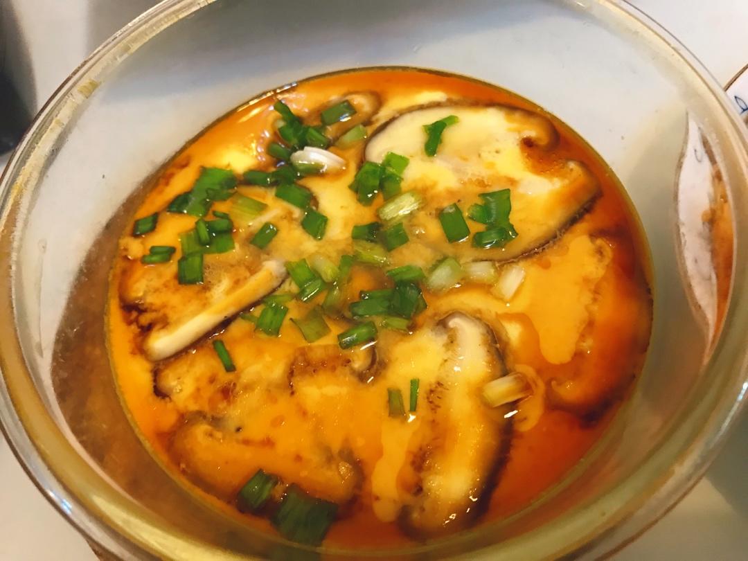 鲜香菇蒸蛋