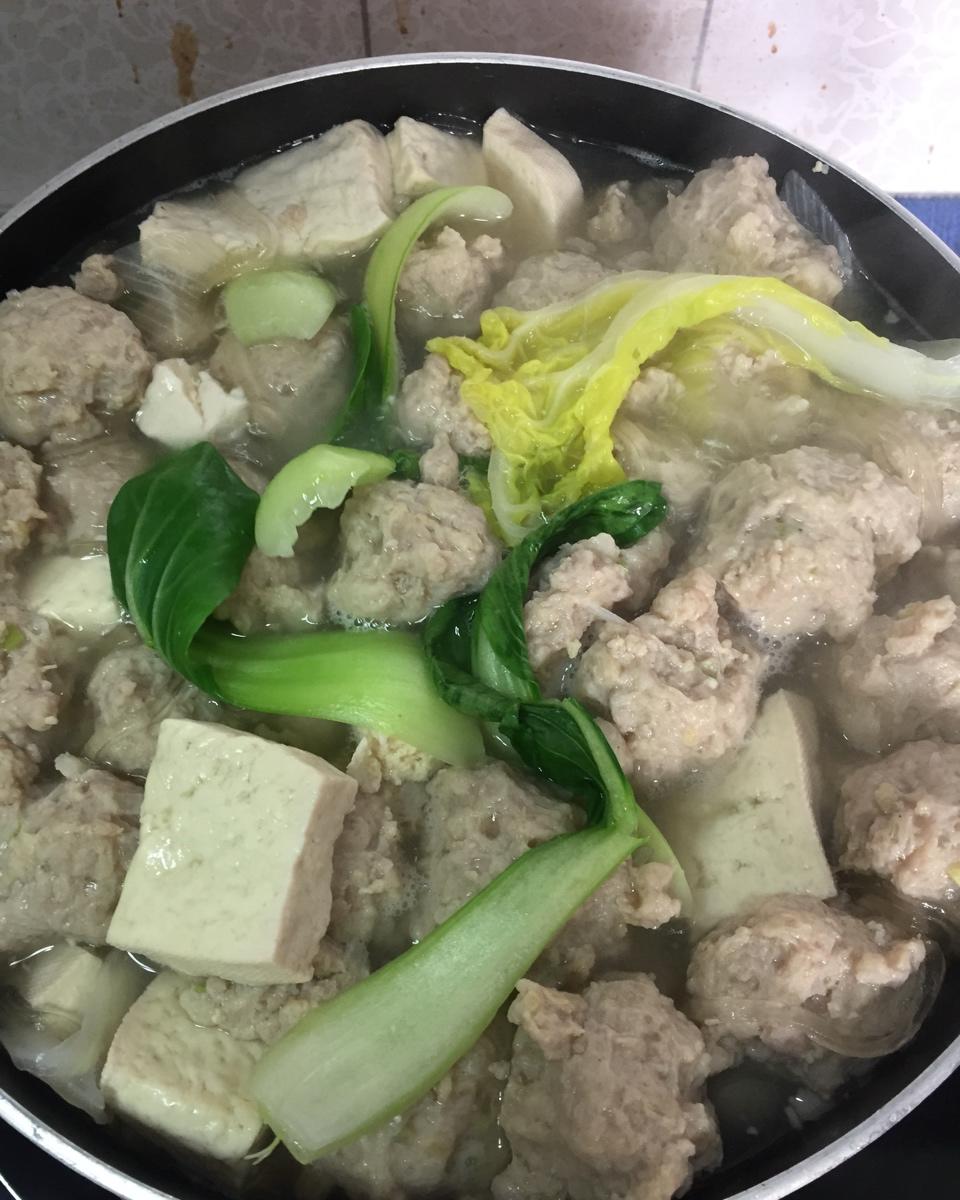 水汆丸子冬瓜汤
