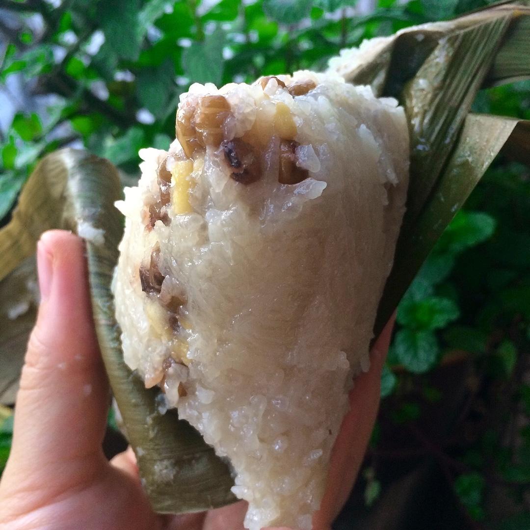 angiecharm做的猪肉绿豆粽子