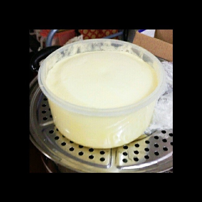 酸奶蒸蛋糕～湿润绵软细腻的做法 步骤8