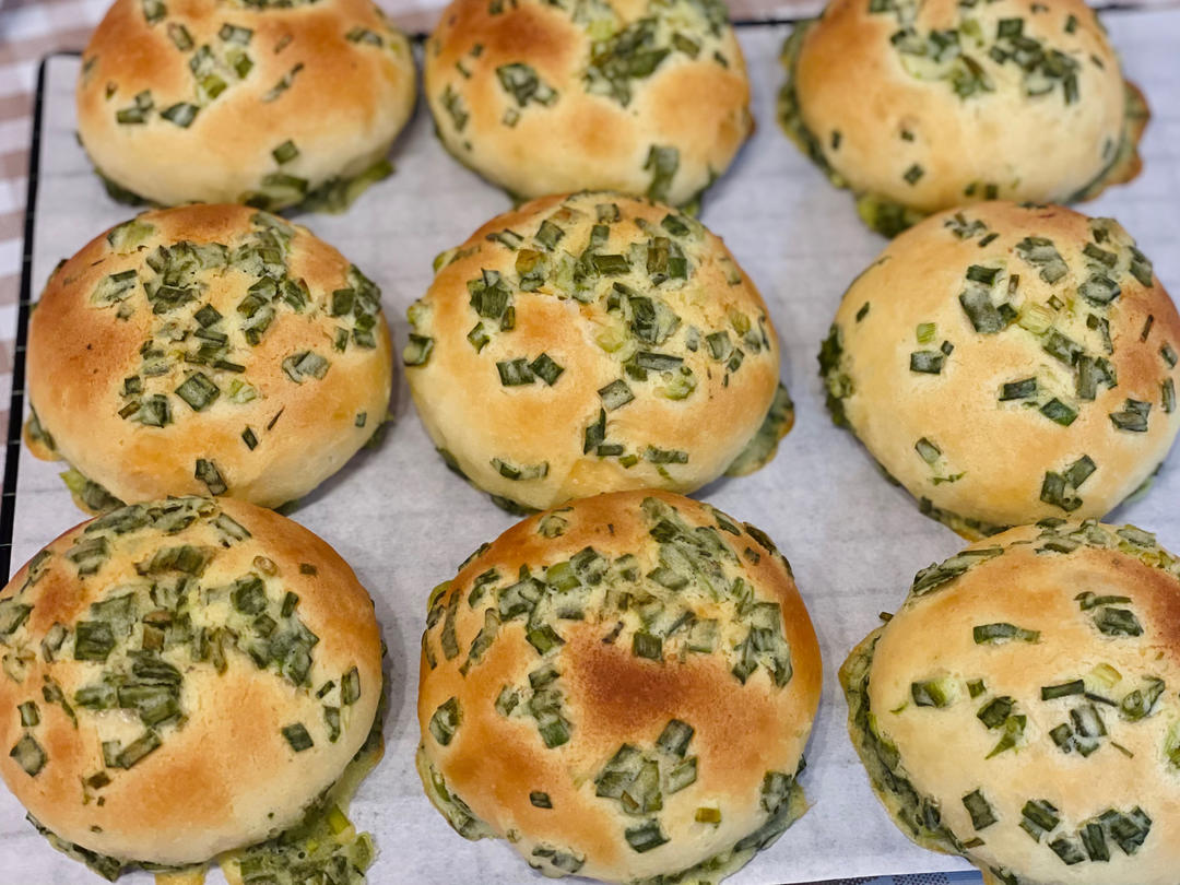 葱香肉松墨西哥面包（波兰种+烫种）