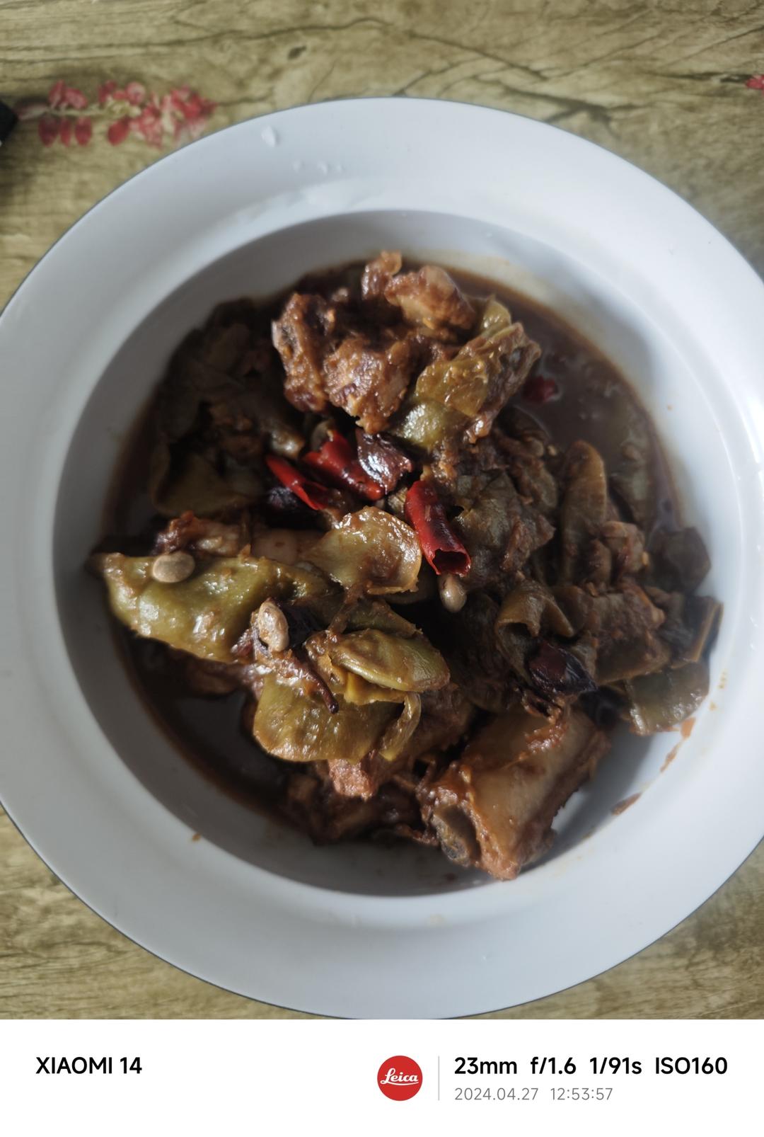 排骨炖豆角