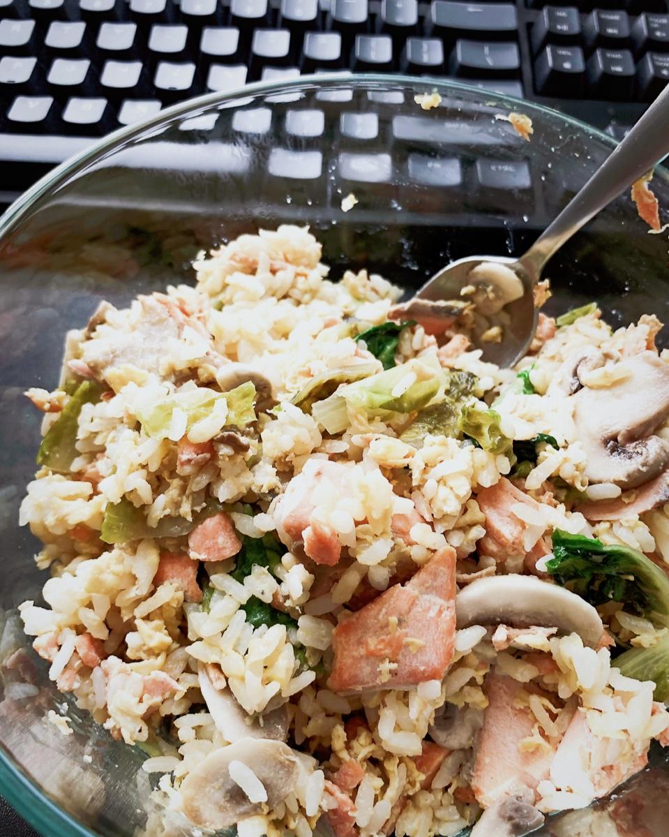 三文鱼炒饭