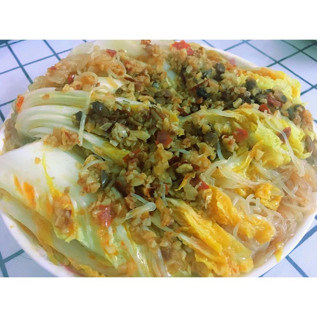 蒜蓉粉丝娃娃菜