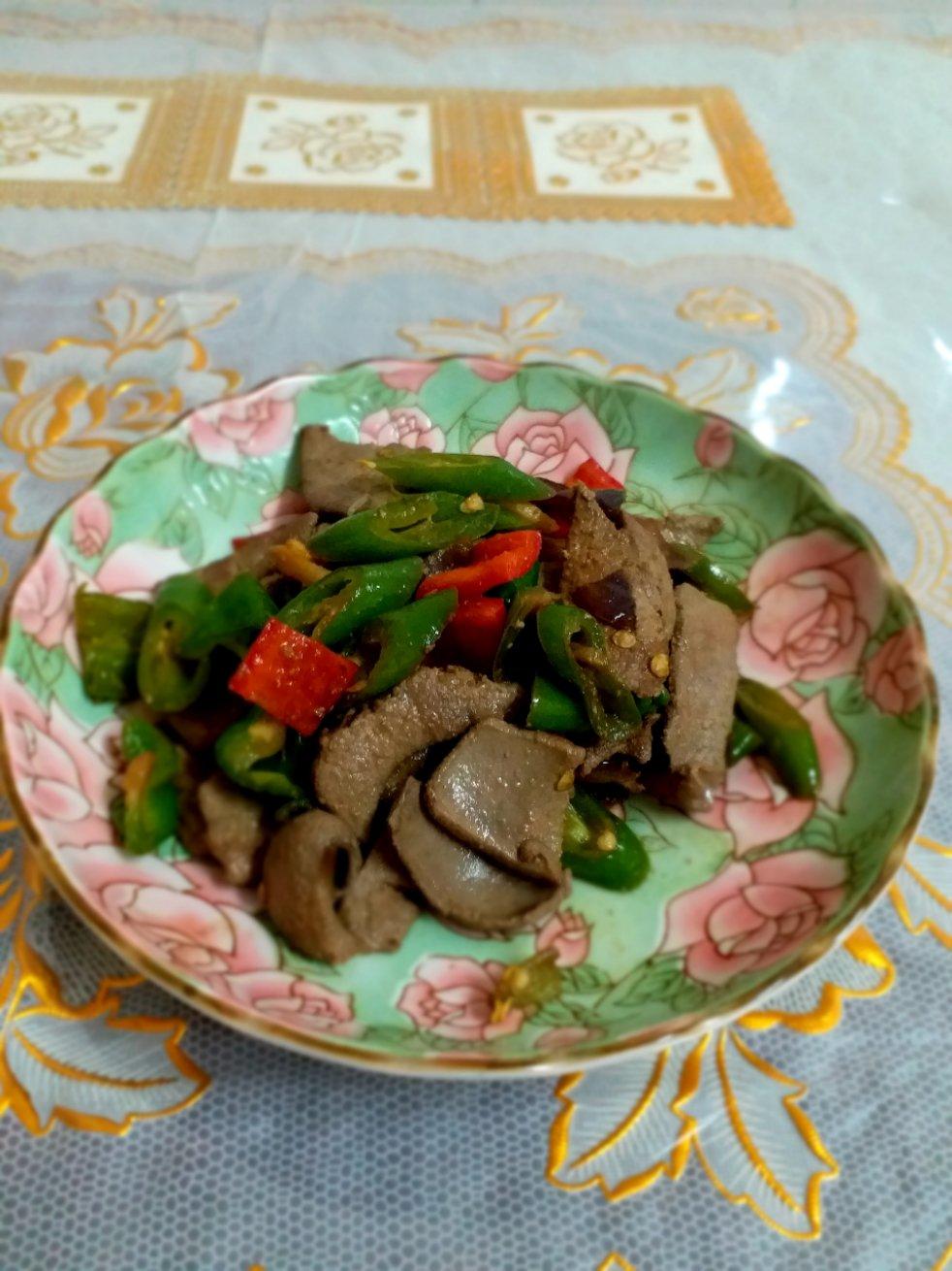 嫩炒猪肝
