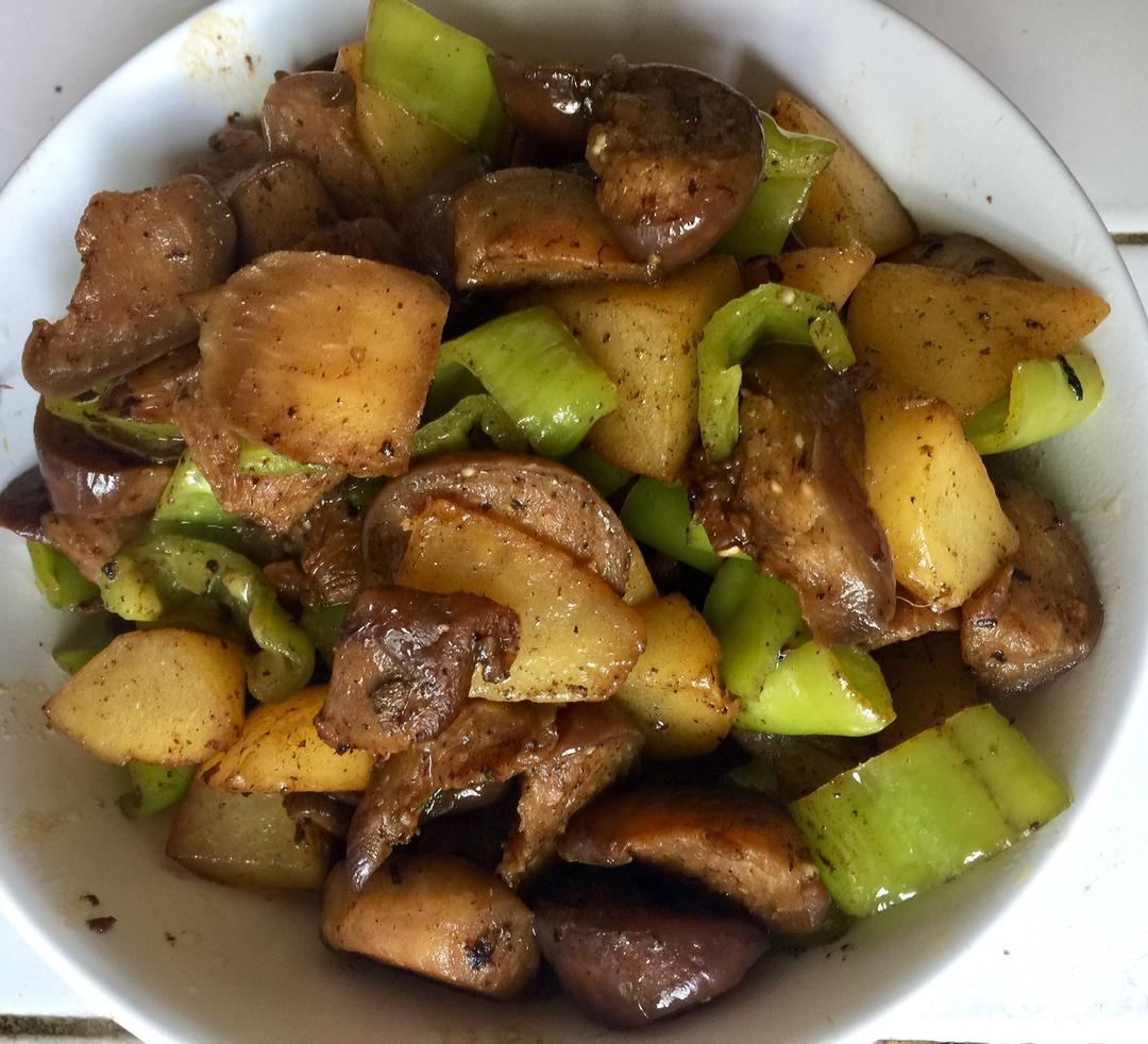 快速低油炒茄子