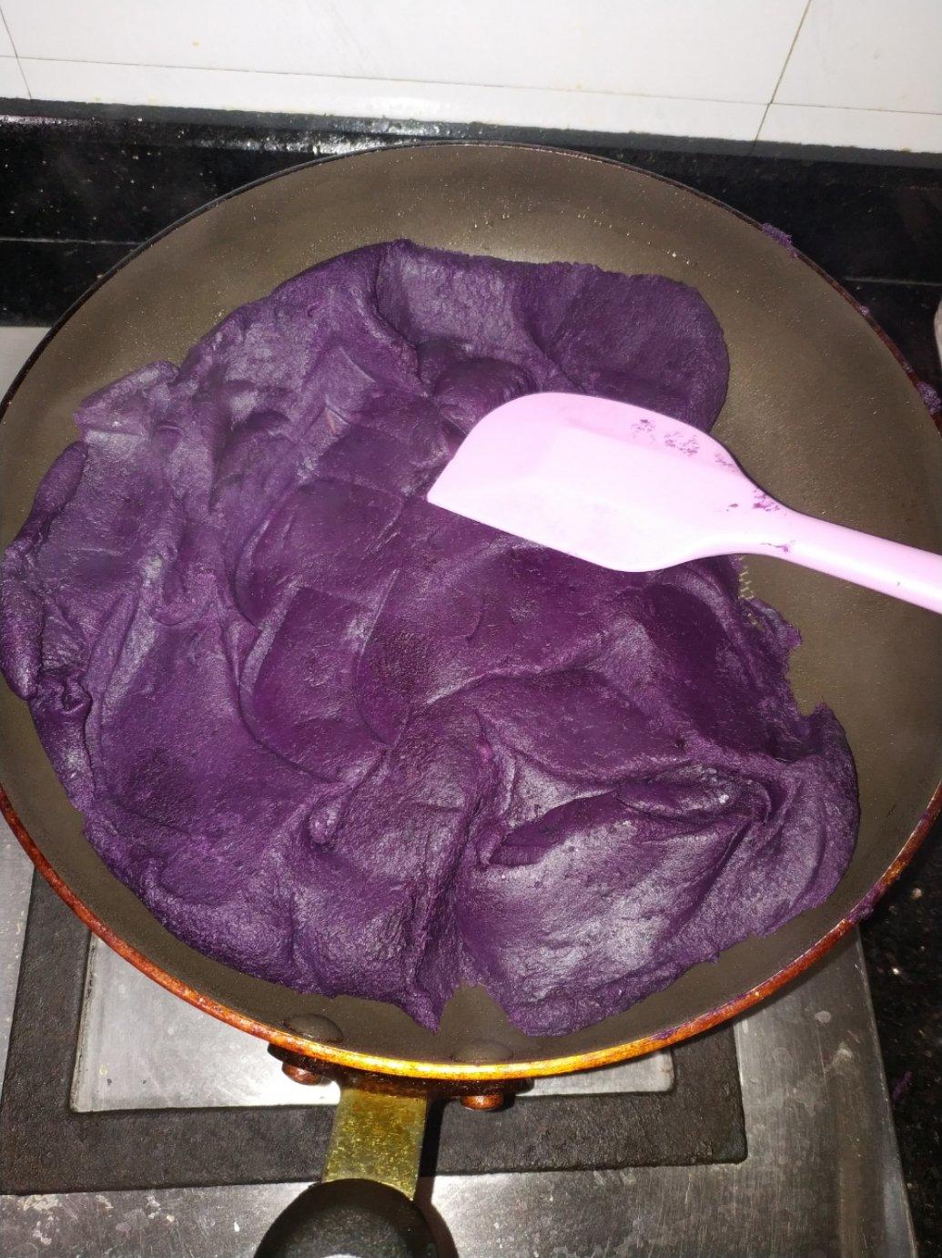 【爆浆紫薯仙豆糕】