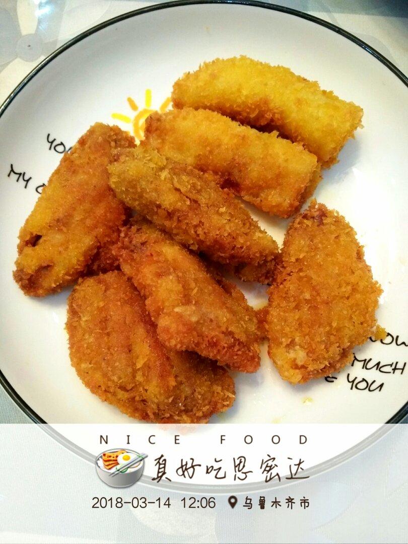面包糠炸鸡中翅