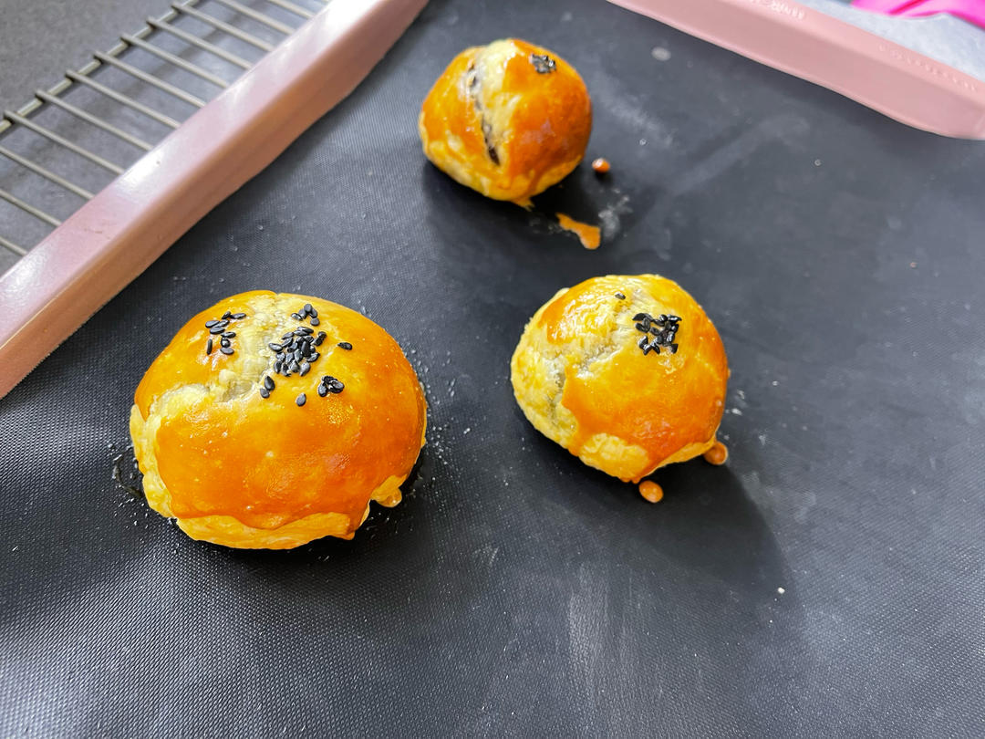 肉松咸蛋黄酥（简易版蛋挞皮）