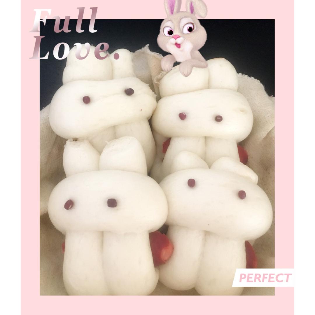 兔子香肠馒头（一次发酵）