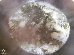 补钙低脂饱腹感十足虾皮紫菜白汤的做法 步骤5