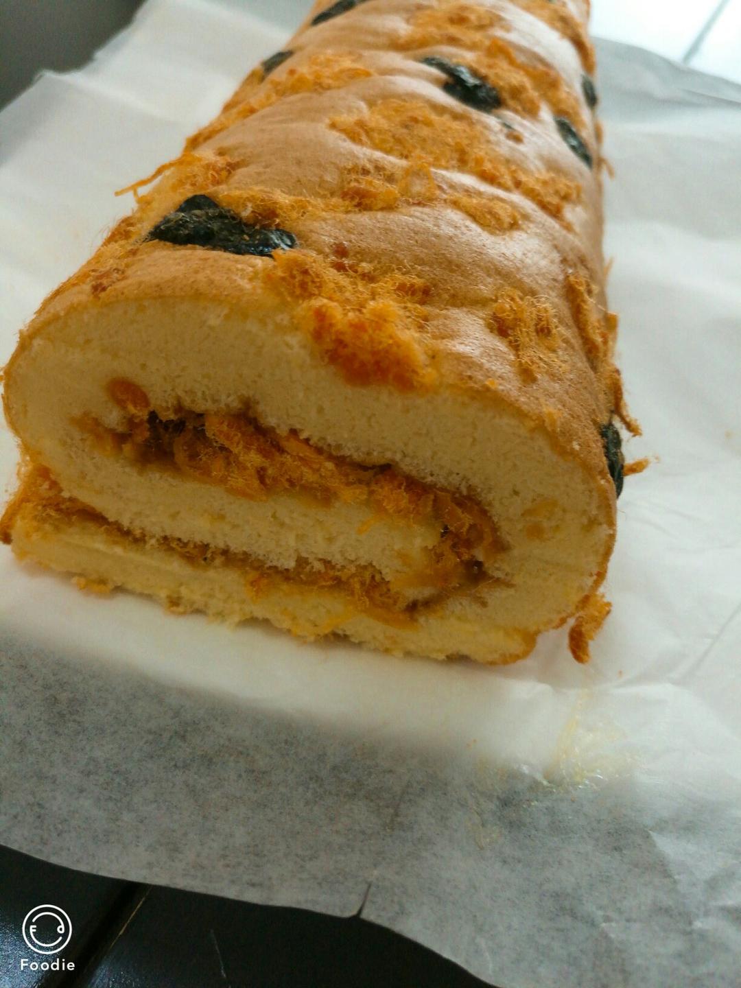 最好吃的香葱肉松卷（女侠森森）