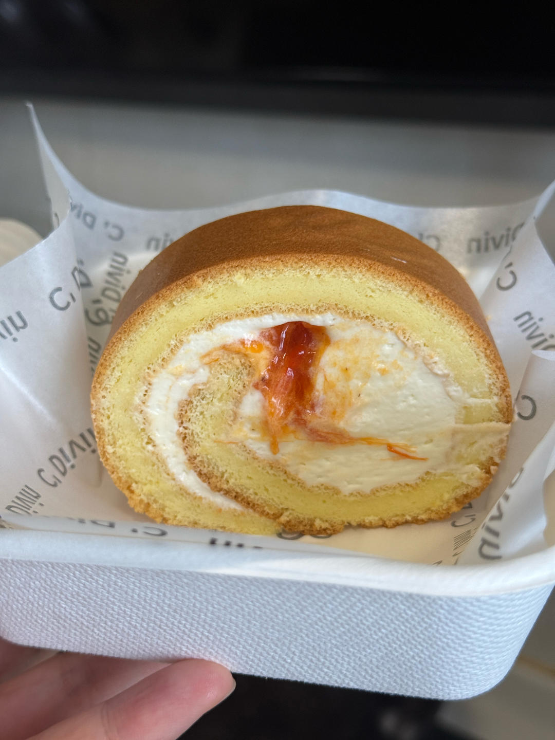 海盐芝士柿子卷