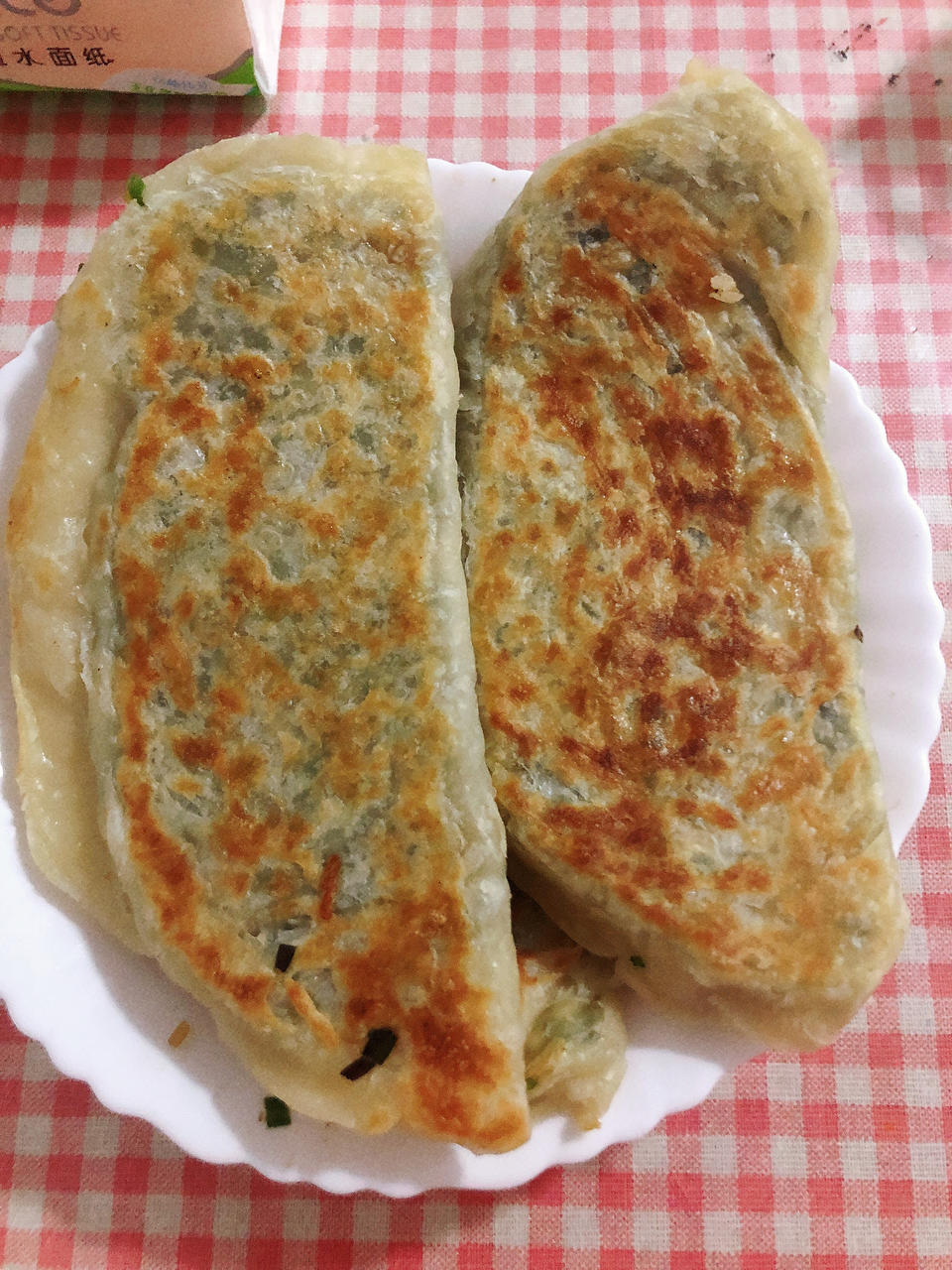 手抓饼版韭菜盒子