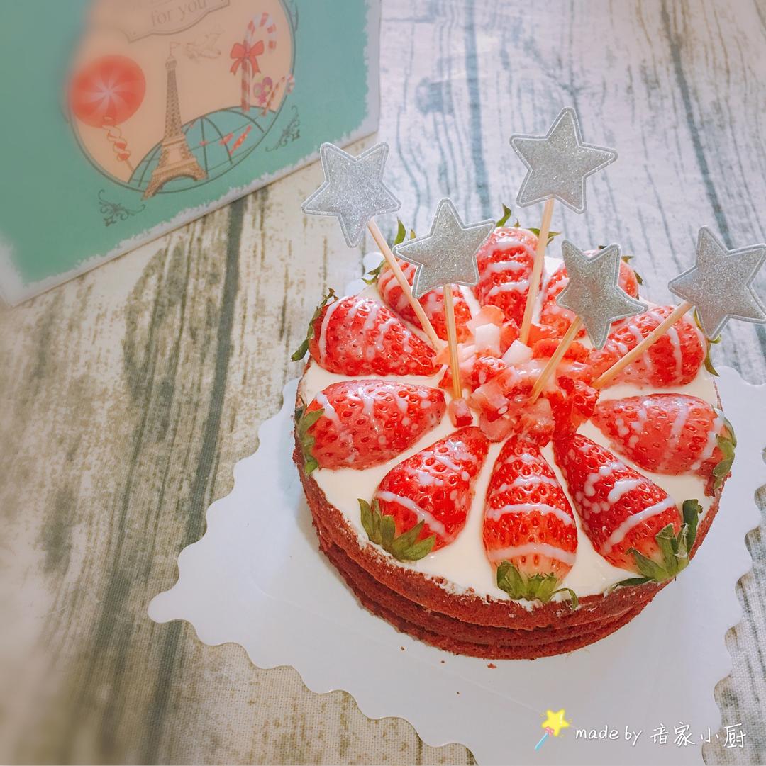 【红丝绒蛋糕】超适合做万圣节蛋糕胚～