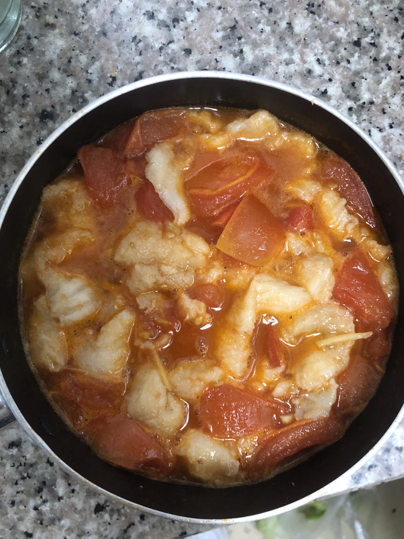 番茄巴沙鱼🍅🐠，西红柿酸甜软糯，鱼肉滑嫩细腻，暖春必备！