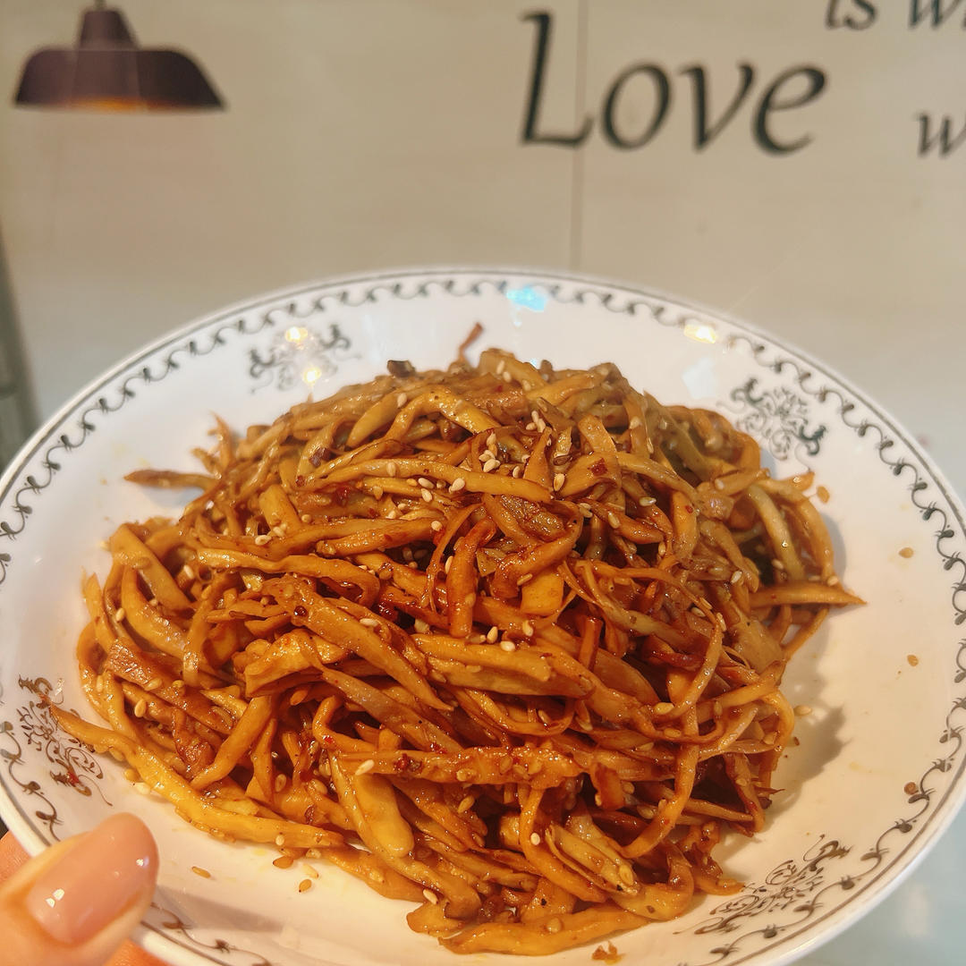 越嚼越香‼️比肉还要好吃👉干煸孜然杏鲍菇