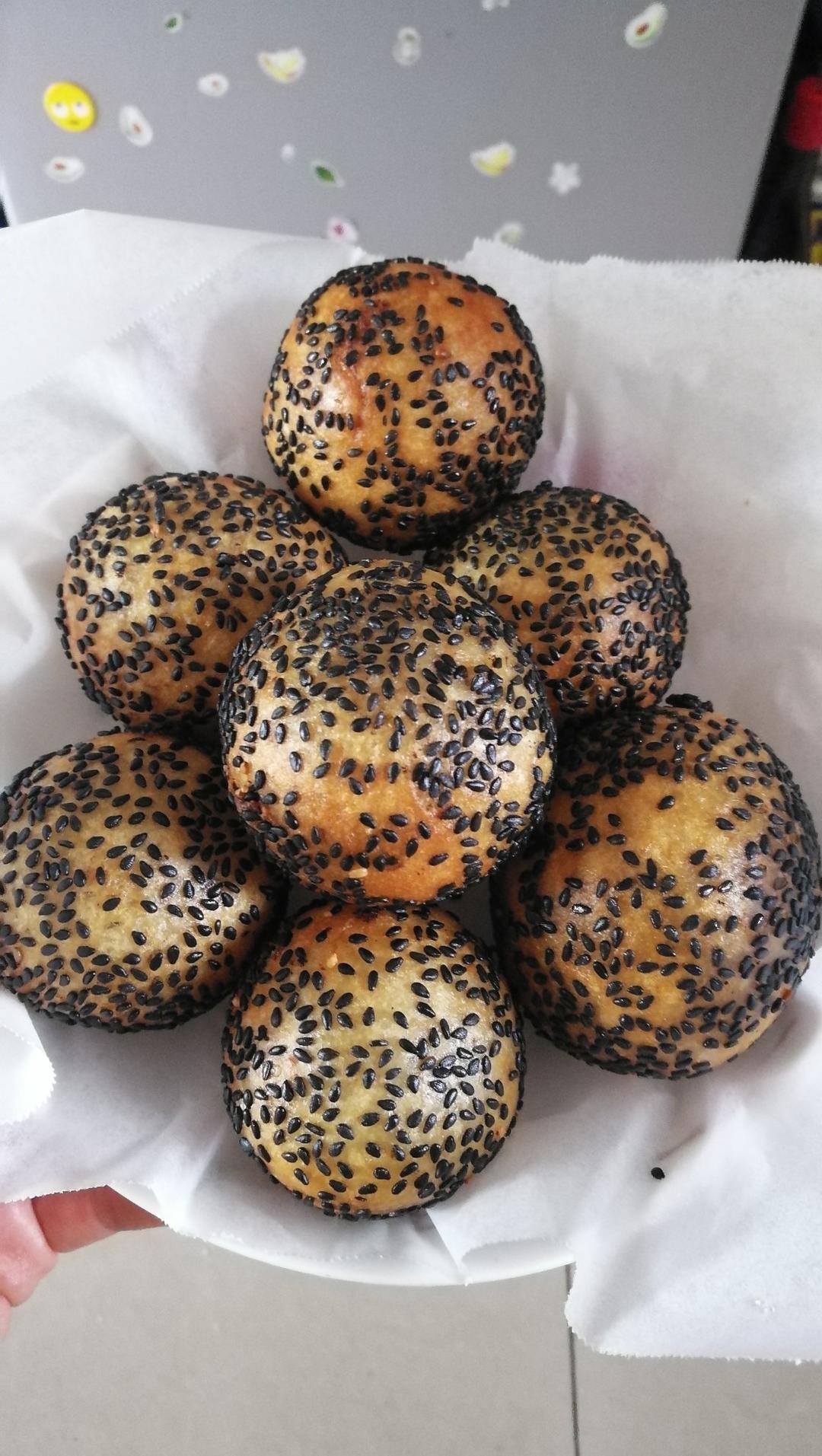 豆沙麻球                                           空心空心空心‼️