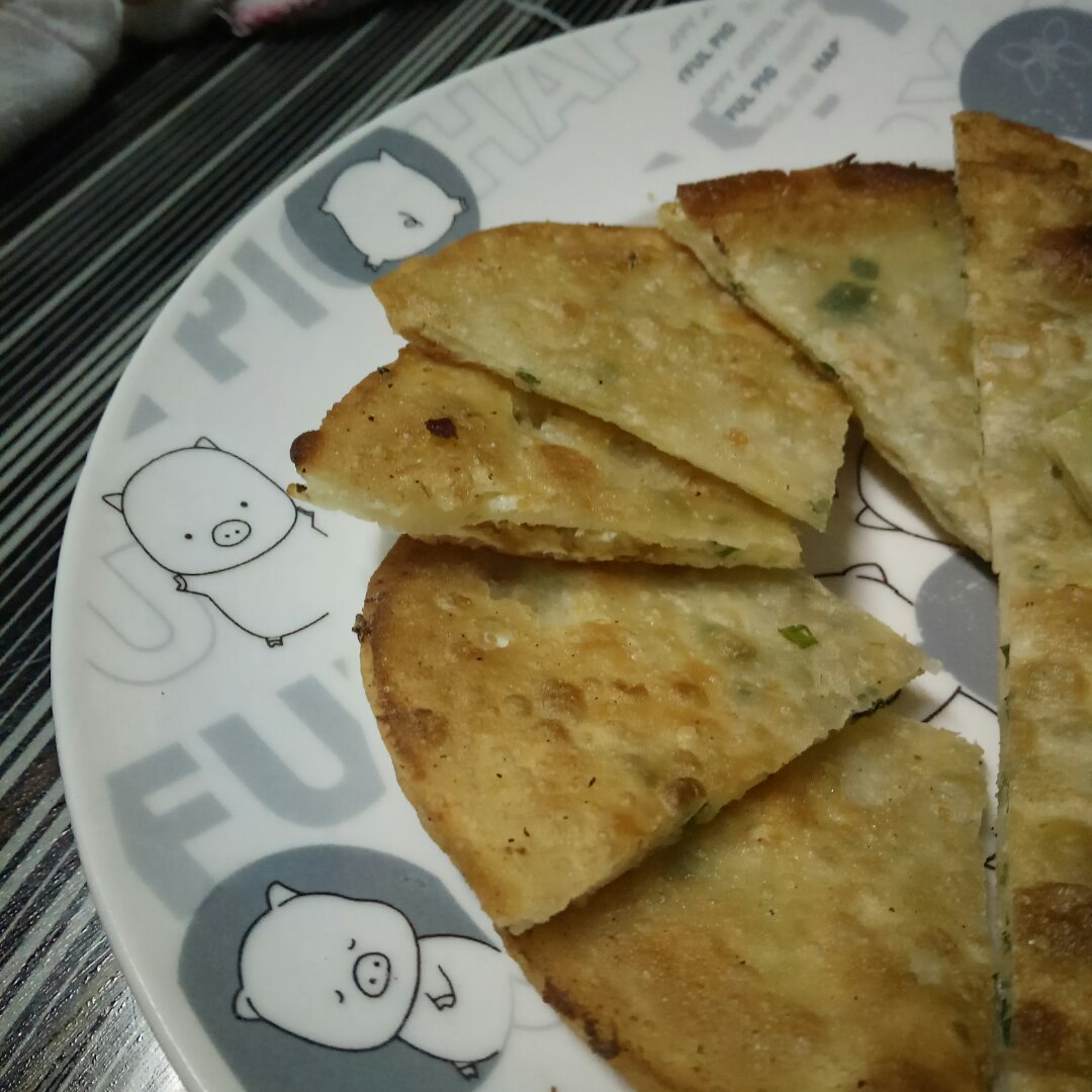 饺子皮葱油饼