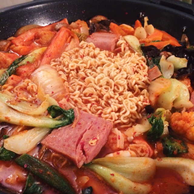 韩式芝士部队锅