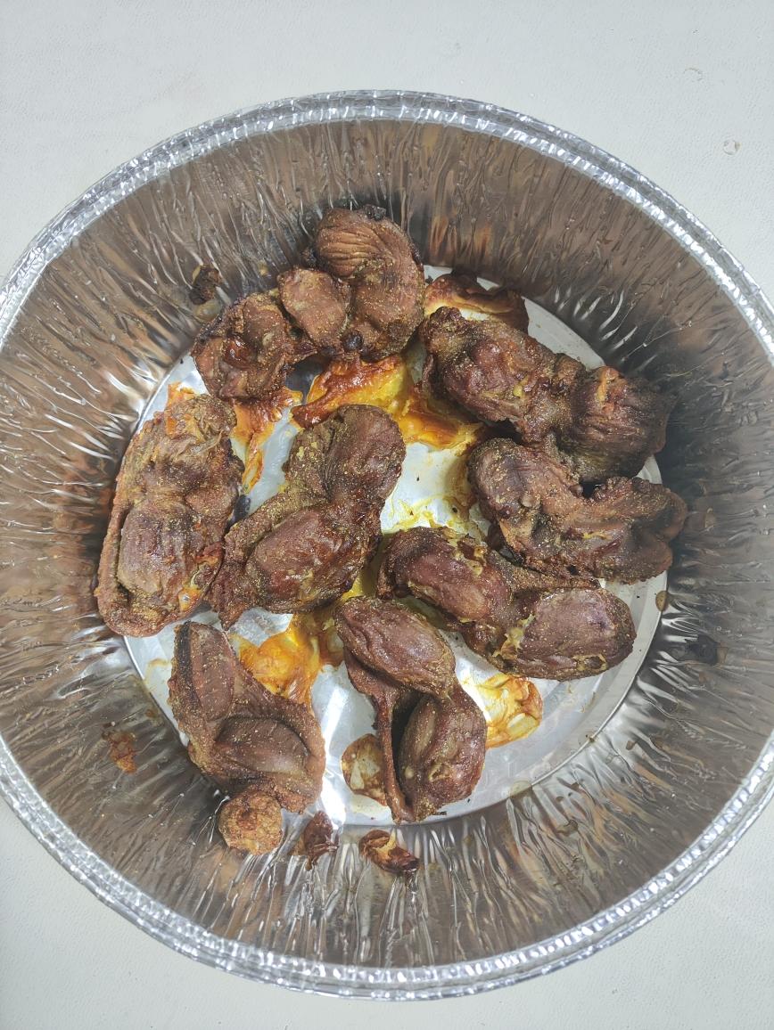 空气炸锅烤鸡胗