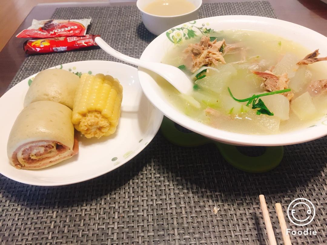 冬瓜鸭架汤