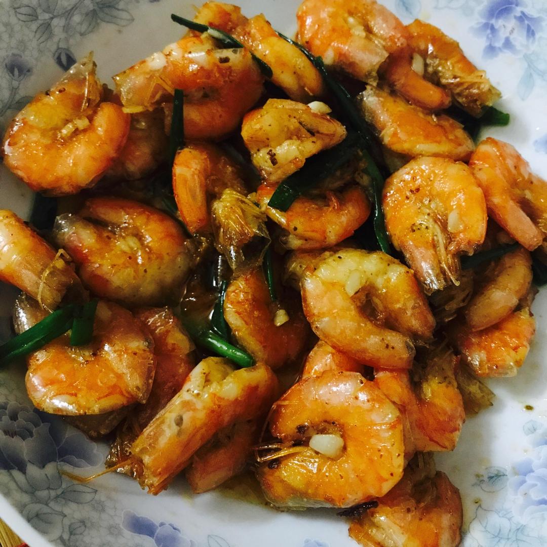 蒜蓉椒盐虾