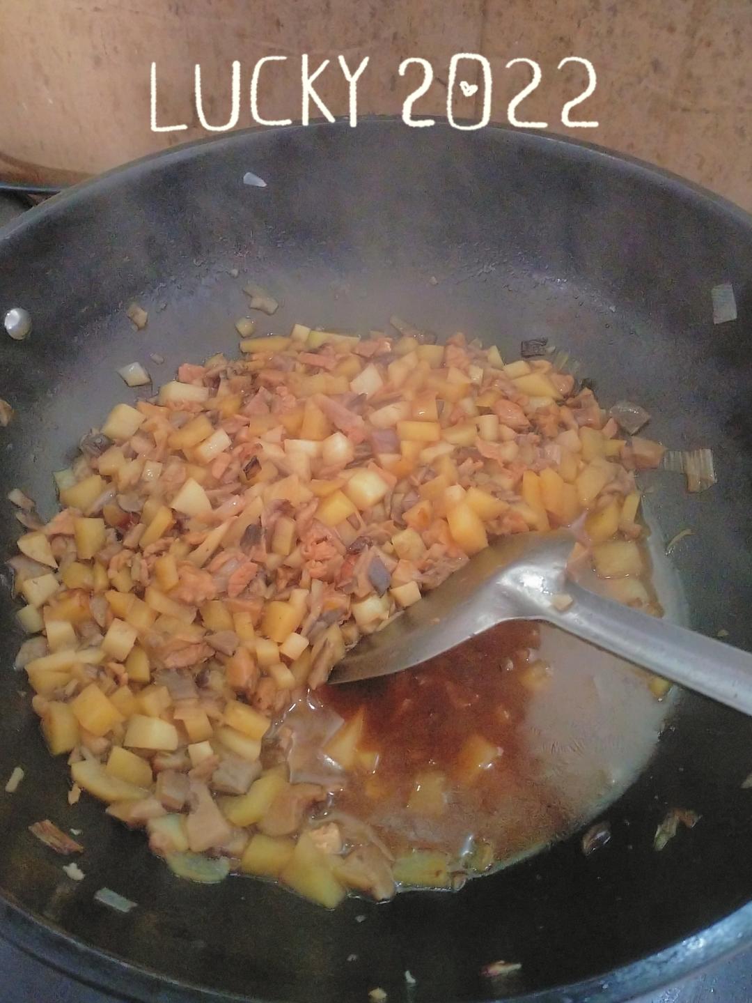 ㊙️香菇土豆肉沫拌饭❗️比外卖还好吃