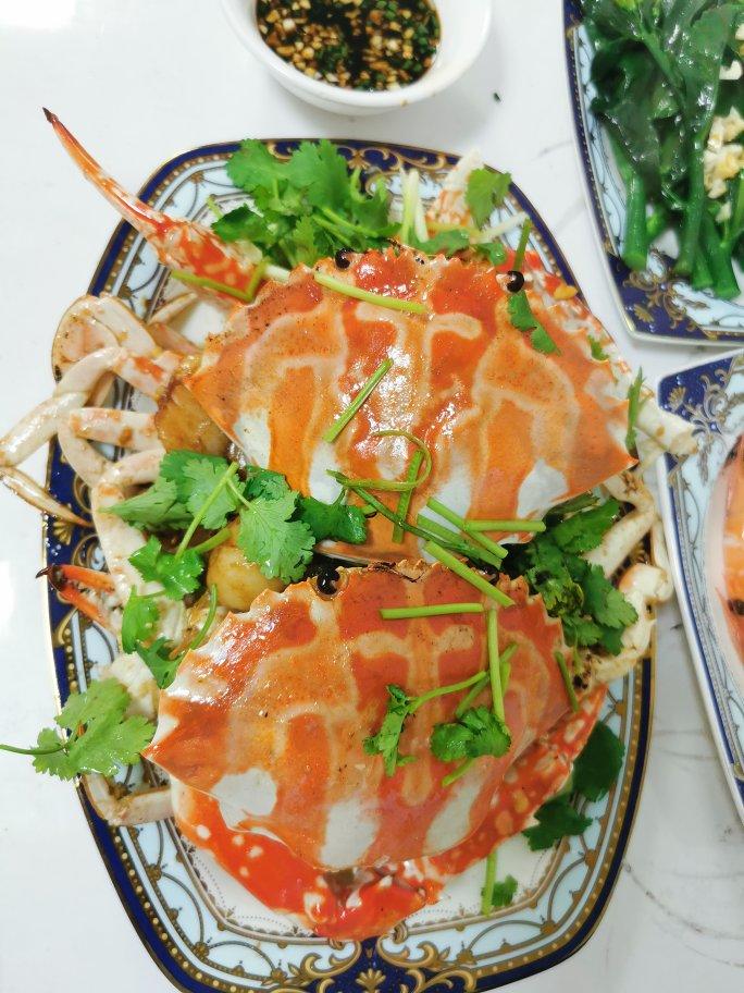 豆酱焗蟹