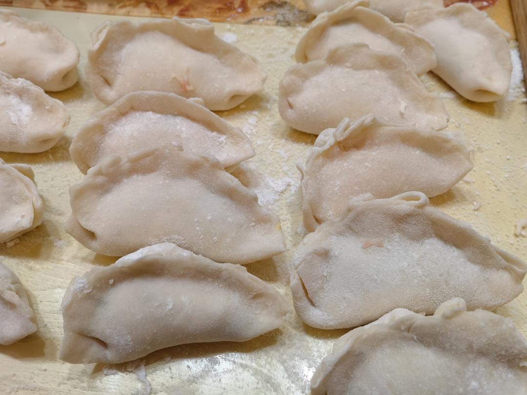 手工揉面三分钟，又韧又薄又好包的饺子皮